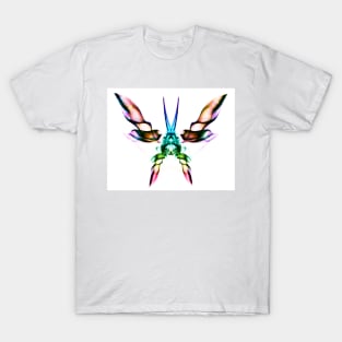 Smoke Art Abstract design of a moth T-Shirt